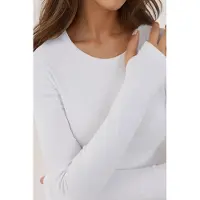 Hiccups for Kids Elastisk Crew Neck Långärmad Crop Top