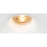 QAZQA Smart infälld spotlight vit 12 cm rund inkl. Wifi GU10 50mm - Gypsy