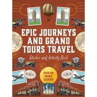Epic Journeys and Grand Tours Travel Sticker, Color and Activity Book