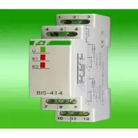 F+F F&F impulsrelä 24V AC/DC 2x10A på TH35-skena - BIS-414 24V