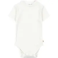 Konges Sløjd Body k/ä - Hålmönster - Minnie - Optisk White - - 1½ år (86) - Body K/Ä