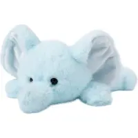 Teddykompaniet Gosedjur - Elefant - 34 cm - Blå - - One Size - Gosedjur