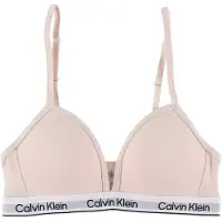 Calvin Klein Underwear Behå 'Repeat Logo Triangle Bralette' grå / rosé / svart / vit