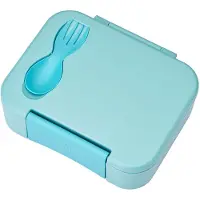 Carl Oscar Matlåda m. Gaffel/Sked - BentoBox - 1.6 L - Blå - - One Size - Matlåda