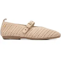 Carmela för kvinnor. 16314202-BEIGE Skor 163142 brun (36), Hud, Karta, Spänne, Casual, Klassisk
