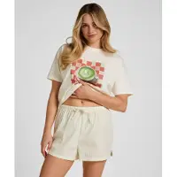 Hunkemoller Pyjamasbyxa pastellgrön / vit