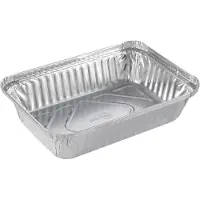 Plus Pack Aluminiumskål 890 ml 207x141x41 mm rektangulär 100 st/fp