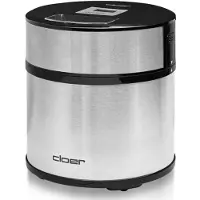 Cloer 9959, Traditionell glassmaskin, 1,5 l, 1 hoar, Silver, LED, 220 mm
