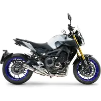 Gpr Exclusive Deeptone Inox Yamaha Mt-09 14-16 Icke-homologiserat Komplett Avgassystem