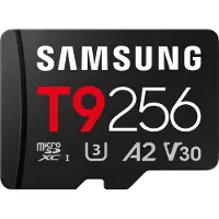 Samsung T9 microSDXC-Kort Box 256 GB UHS-I U3, A2 Application Performance Class, Class 10, v30 Video Speed Class