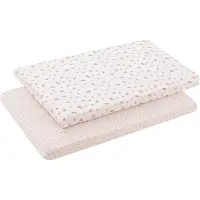 cambrass Senda 50x90x12 Cm Dra-på-lakan För Spjälsäng 2 Enheter