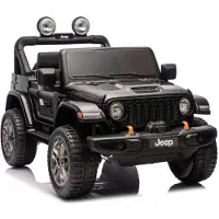 Wisam elbil Jeep Rubicon 4x4 DK-JWR556 4x200W 24V svart