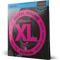 D'addario And Co EXL170-5SL Nickel Wound Bass 5 String Light 45-130 Super Long Scale