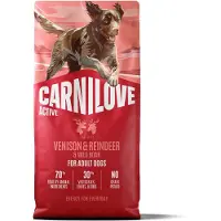 Carnilove Active Adult All Breeds hjort med ren och vildsvin hundfoder