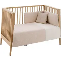 cambrass Rustic 100x140x3 Cm Spjälsängslakan 2 Enheter