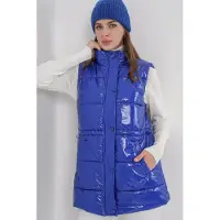 Bigdart Glansig dragkedja puffer väst