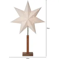 Star Trading Julstjärna på fot 55cm | vit []