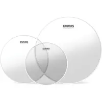 Evans G2 Clear Rock Tom Pack 10 12 16 Heads & EQ PODS Pack