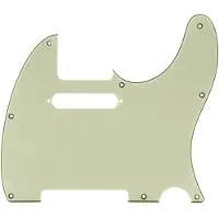 Fender 8-hole Mount Telecaster-plektrumskydd 3-Ply Mintgrönt
