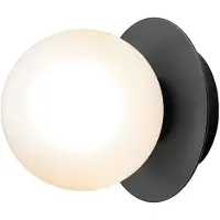 Nuura Vägglampa , Liila, dimbara, Svart, Badrum, Metall, Skandinavisk