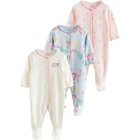 Next Pyjamas ljusblå / rosa / röd / vit