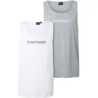 Bruno Banani T-shirt gråmelerad / svart / vit