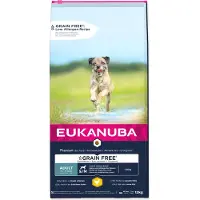 Eukanuba Adult Small & Medium spannmålsfritt hundfoder med kyckling
