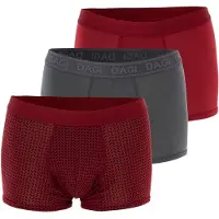 Dagi Boxershorts antracit / röd