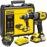 Stanley Slagskruvdragare / borr Fatmax SFMCD726D2K-QW; 18 V; 2x2,0 Ah batt.