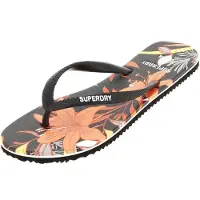Superdry Classic Vintage Flip Flops Orange,Svart EU 38-39 Kvinna