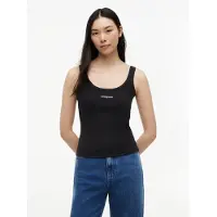 Tommy Hilfiger Tommy Jeans Logo Embroidery Slim Ribbed Tank Top