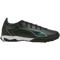 Puma Ultra 6 Match TT Eclipse - Svart/Grön/Grön terräng - Turf (TF), storlek 41