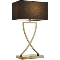 LUCANDE Bordslampa , Evaine, Svart, Vardagsrum, Metall, Modern