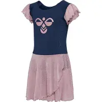 Hummel Gymnastikdräkt - hmlJR - Mix Glitter - Black Iris - - 4 år (104) - Gymnastikkläder