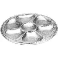Plus Pack Serveringsfat , rund, 7-fack Ø 277 mm aluminium, förpackning med 70 st, livsmedelsgodkänt