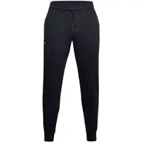 Under Armour herr Rival Fleece Joggers, Svart (001)/Onyx Vit, 3X-Storlek