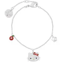 Swarovski Hello Kitty Äppelblomma Armband Damarmband 5075270 Silver,F