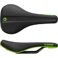 SDG Bel Air 3.0 Lux-Alloy Rail Saddle Black Microfibre Top/Green Base