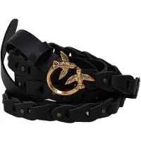Pinko Bälte Love Double Belt H2 damer Svart