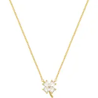 Luxenter Luxenterhalsband tillverkat av 18K gult guld med briljanta zirkoner - Trak