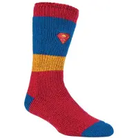 Heat Holder - Termiska toffelstrumpor med film- och TV-tema för herrar - Superman
