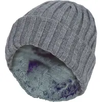 Heat Holder - Pojkar Every Day Casual Wear Ribbad Turnover Vintermössa för barn - Pebble Melange