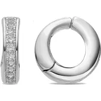 Luxenter Örhängen med Glänsande Zirkonia silverfinish - Ortim