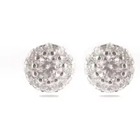 Luxenter Sterling Silver 925 Örhängen med Rhodiumpläterad Brilliant Zirkonia - Thib