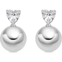 Luxenter Örhängen med Glänsande Zirkonia silver finish - Miora