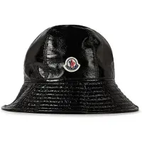 Moncler Bucket Hatt med logotypmärke