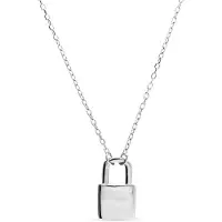 Luxenter 925 sterling silver rodiumpläterat halsband - Imlor