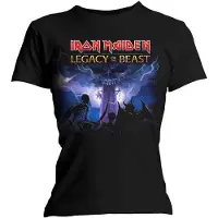 Ginza.se Iron Maiden: Ladies T-Shirt/Legacy Army (Black) (Skinny Fit) (Large)