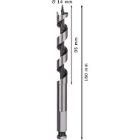 Bosch 2608585701 Auger-borr 14 mm Total längd 160 mm Sexkantskaft 1 st
