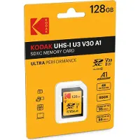 Kodak - Flash-minneskort - 128 GB - UHS Class 3 / Class10 - 650x - SDXC UHS-I